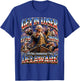 Funny 4th of July Get in Loser George Washington 1776 2026 T-Shirt - T-Shirt | Royal