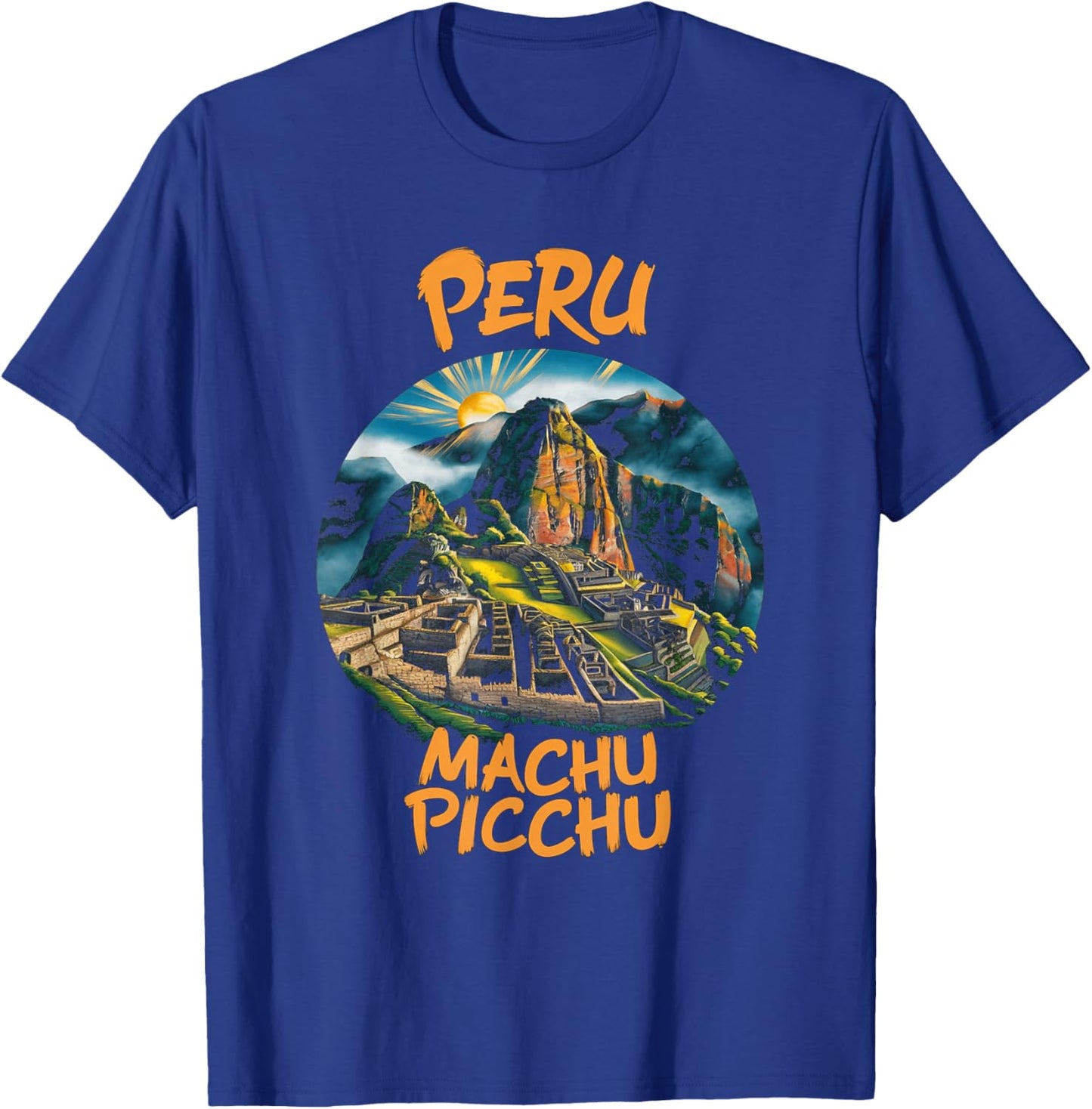 Explore The Beauty of Peru With Machu Picchu Sunrise T-Shirt - T-Shirt | Royal