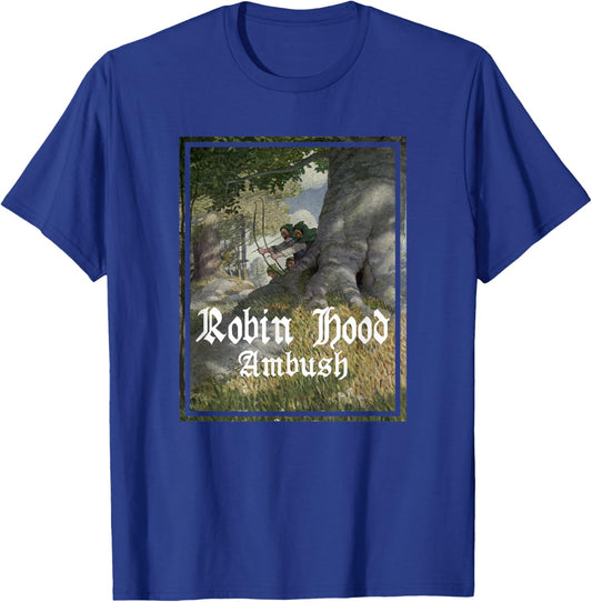 Robin Hood & His Merry Men Archer Ambush in Sherwood Forest T-Shirt - T-Shirt | Royal
