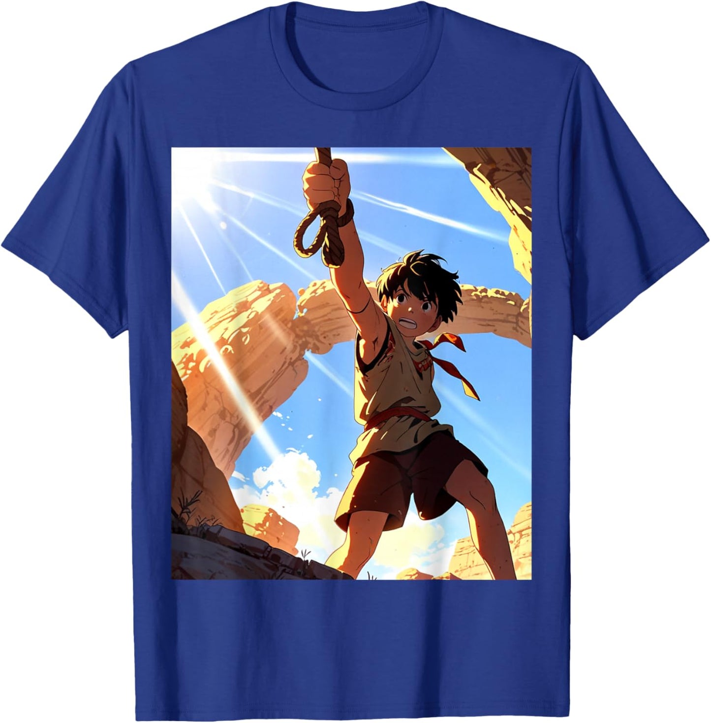 David and Goliath Bible Book Samuel King David Anime Manga T-Shirt - T-Shirt | Royal
