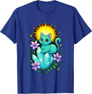 Cute Cat - Pastel Gothic Aesthetic T-Shirt - T-Shirt | Royal