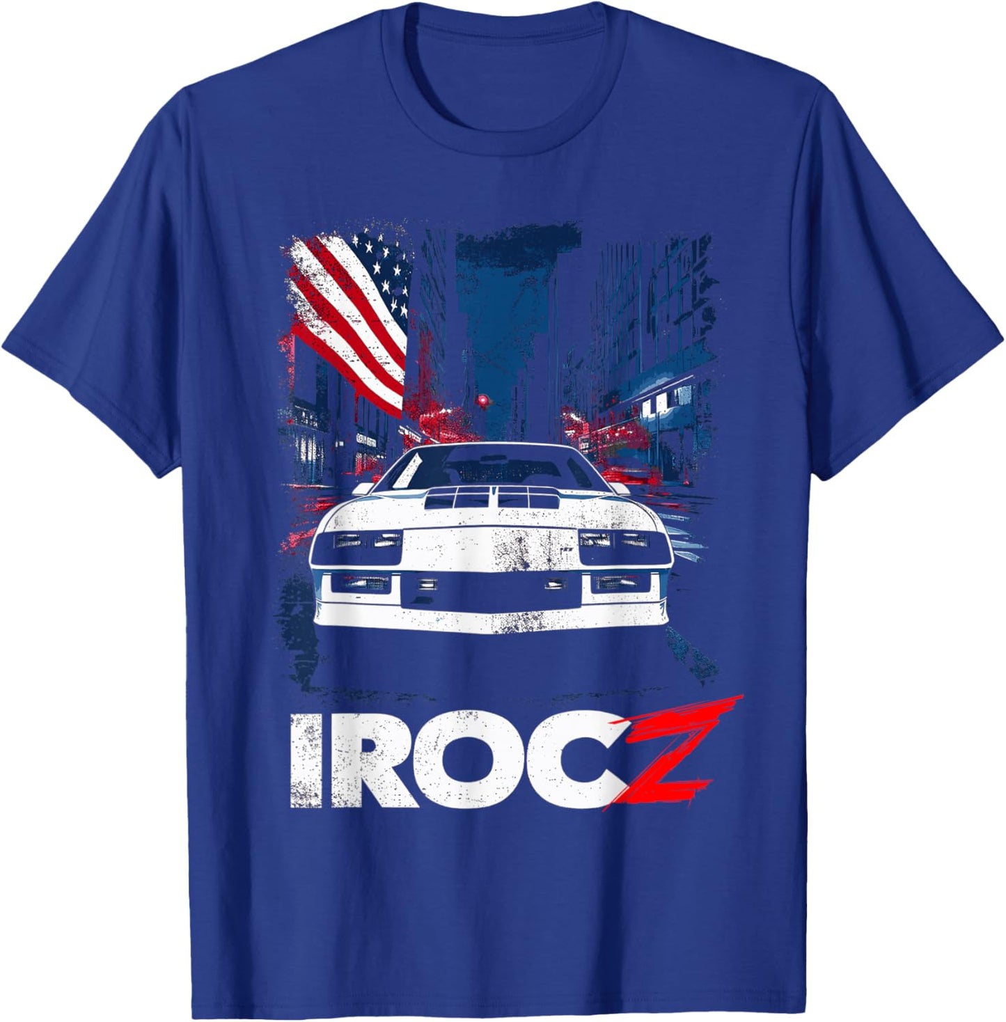 1980's IROC, IROC-Z Muscle Car American Muscle Retro classic T-Shirt - T-Shirt | Royal