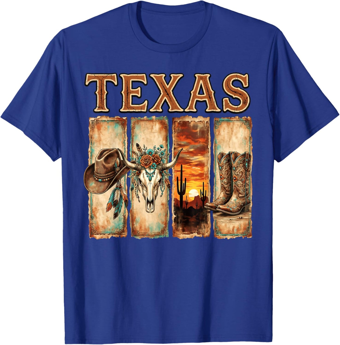 Texas Pride Men Women Kids Proud Texan T-Shirt - T-Shirt | Royal