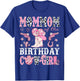MomMom Of The Birthday Cow-Girl Pink Disco Rodeo Western T-Shirt - T-Shirt | Royal