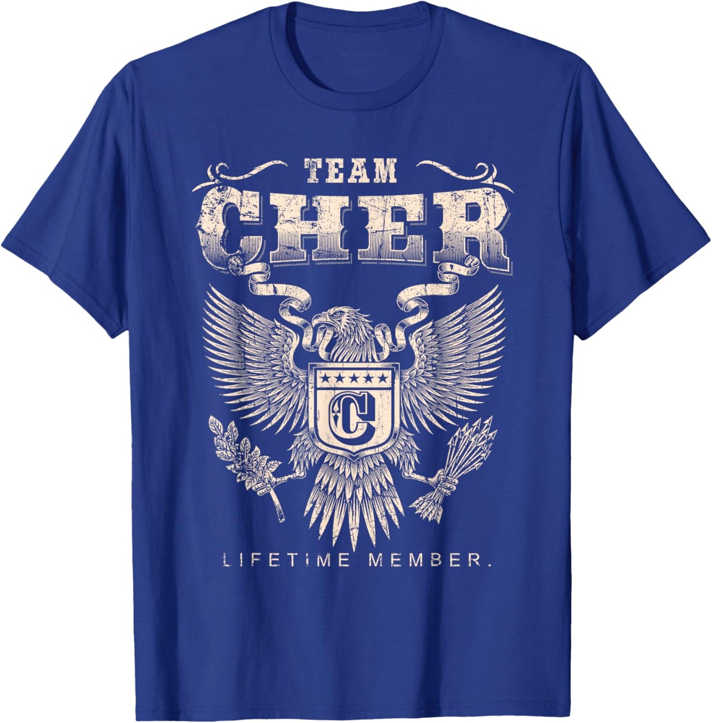 Team Cher Lifetime Member - Cher Name T-Shirt - T-Shirt | Royal