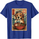 Cute Kawaii Gamer Dog Funny Ramen Retro Game Japanese T-Shirt - T-Shirt | Royal