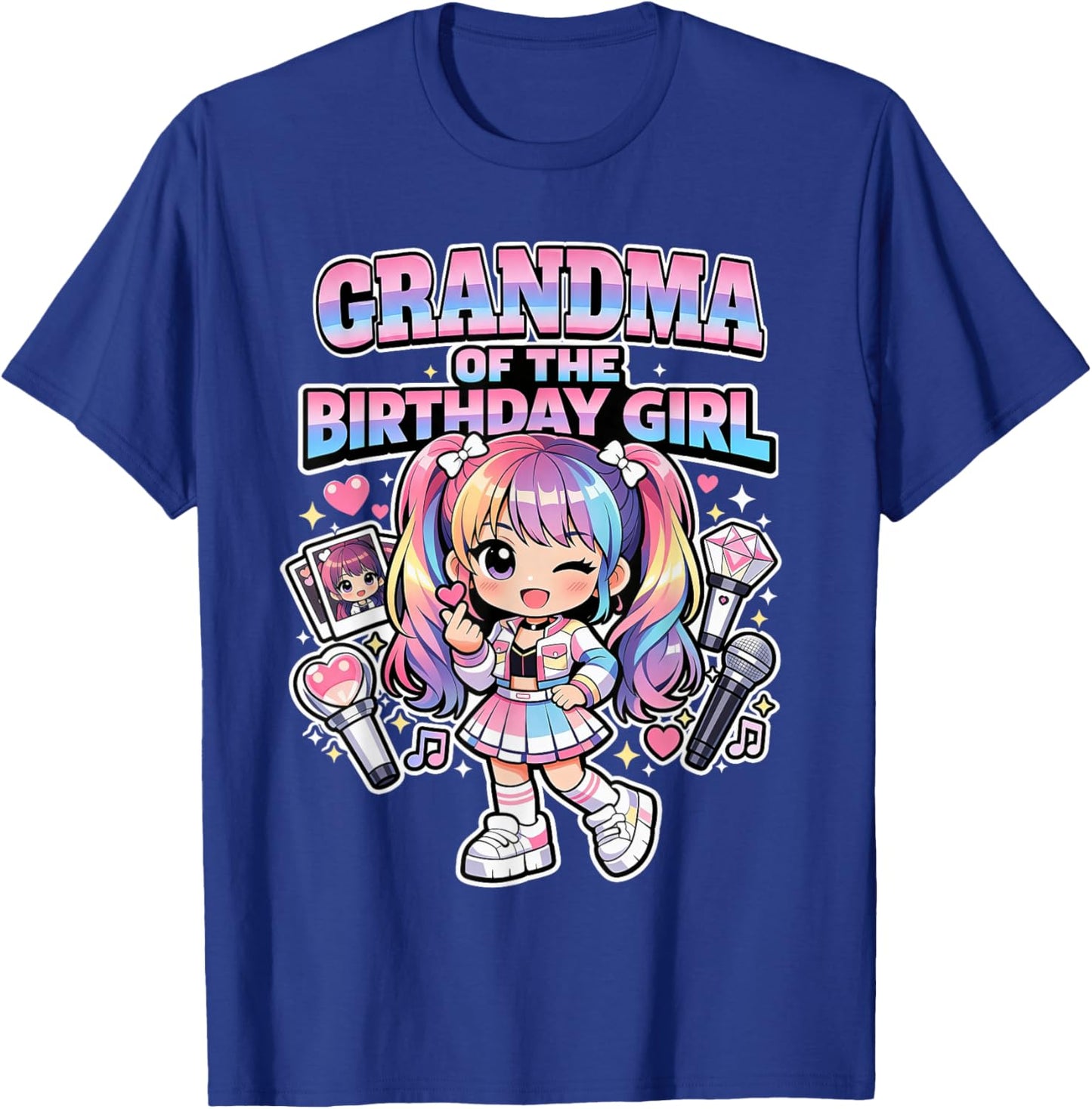 Grandma of Birthday Girl Korean Popular Music K-pop Lovers T-Shirt - T-Shirt | Royal