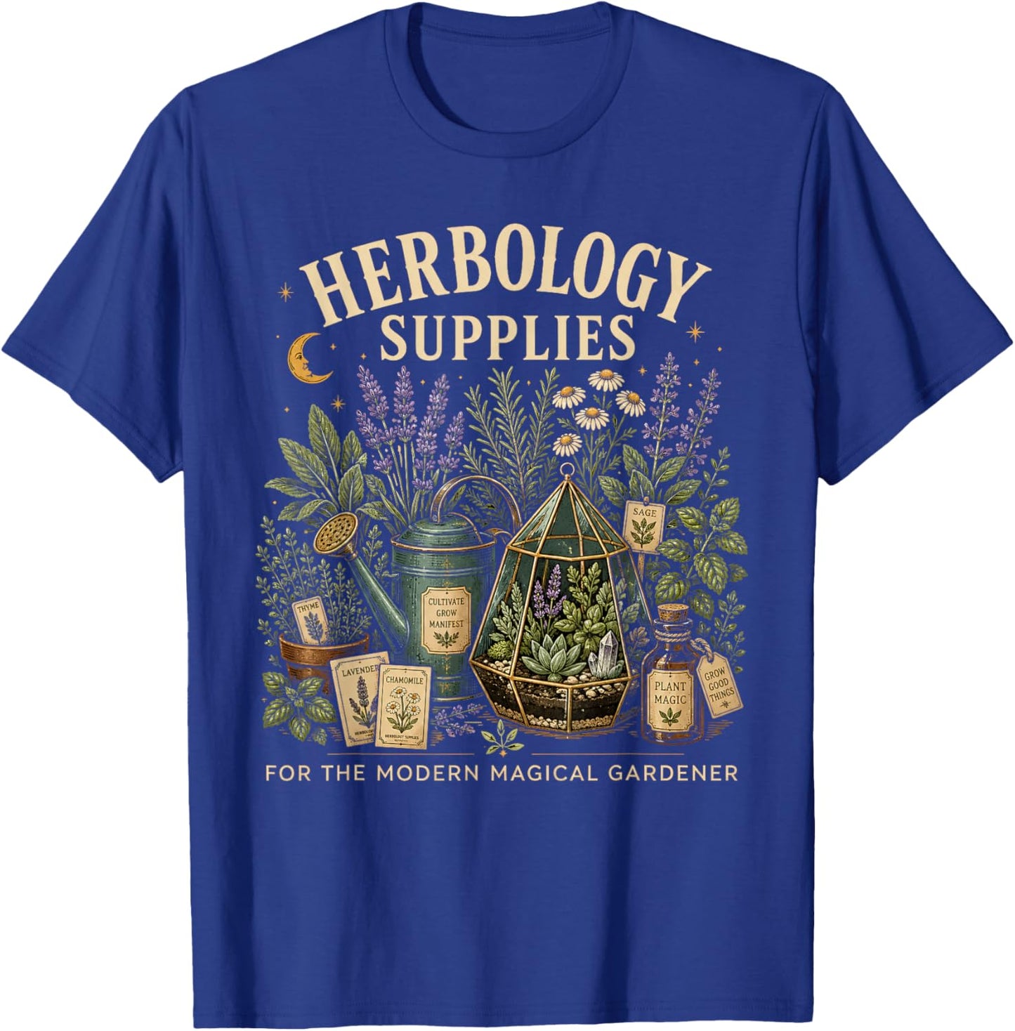 Plants are Medicine Plant Lover Herbalism Herbology Supplies T-Shirt - T-Shirt | Royal