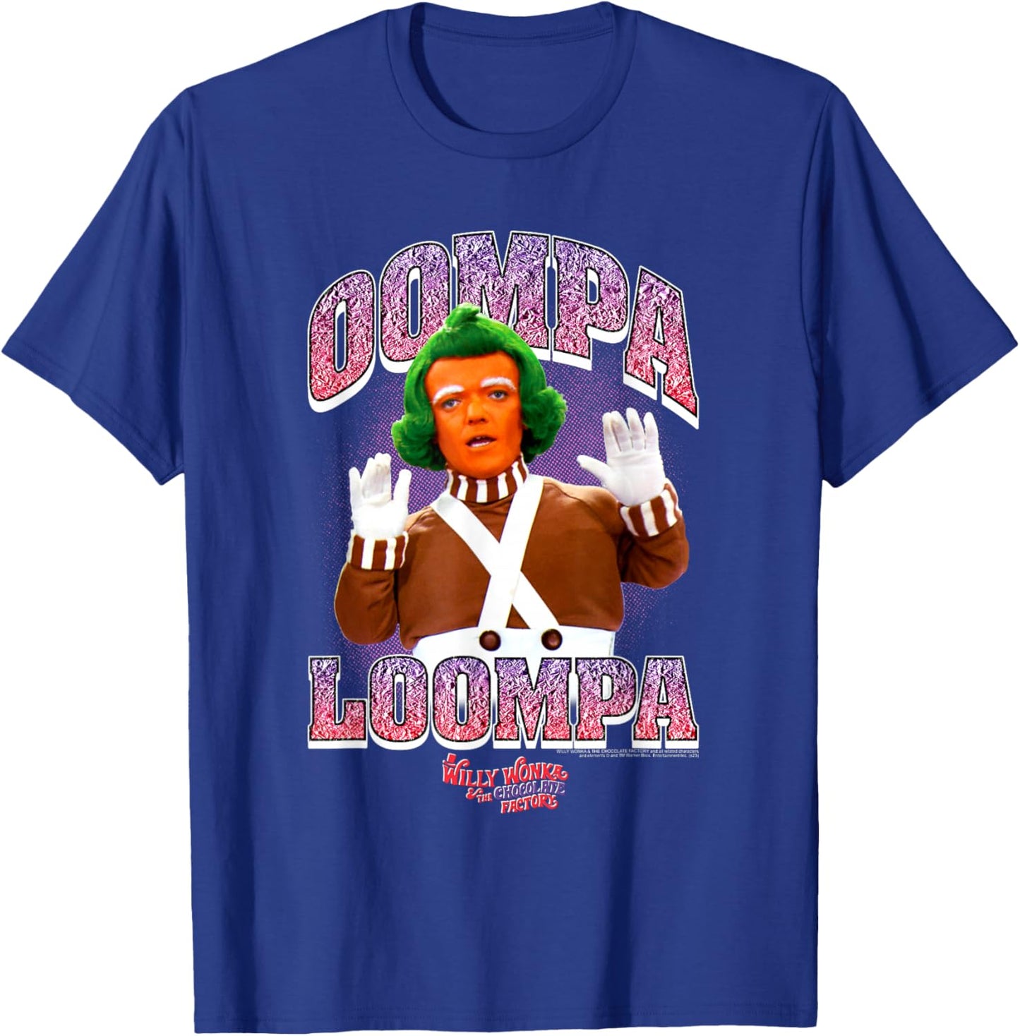 Willy Wonka and The Chocolate Factory Oompa Loompa Photo T-Shirt - T-Shirt | Royal