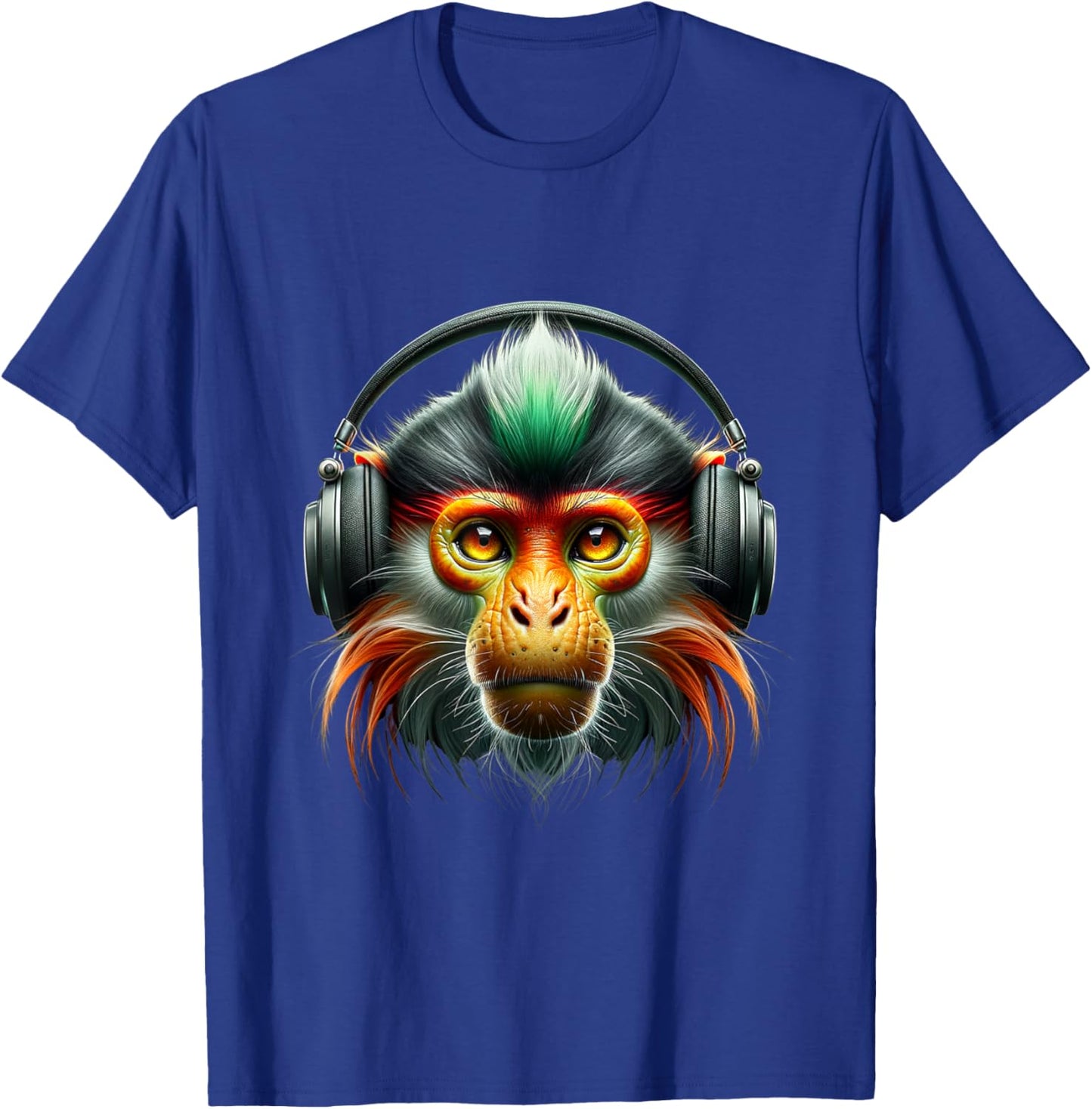 Red-shanked douc Shirt Monkey Portrait Wildlife Exotic Ape T-Shirt - T-Shirt | Royal