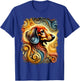 Cute Dachshund Colourful Artwork T-Shirt - T-Shirt | Royal
