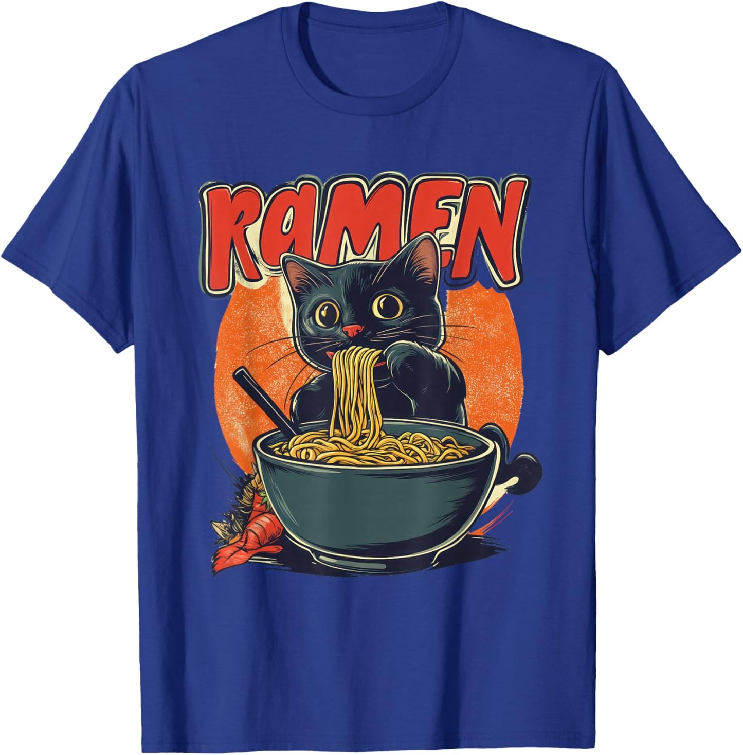 Anime Cat Ramen Kawaii japanese cat kawaii manga T-Shirt - T-Shirt | Royal