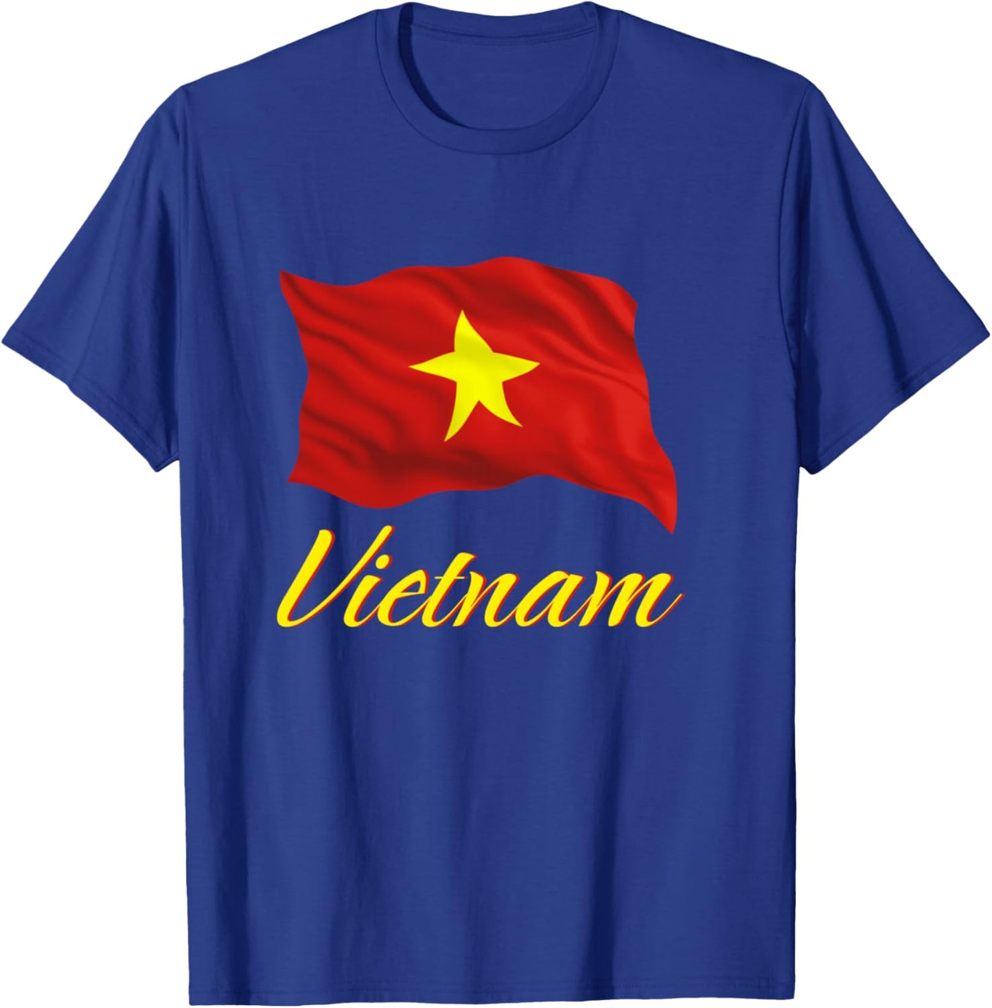 Vietnam Flag Patriotic Asian Men Women Children Vietnamese T-Shirt - T-Shirt | Royal