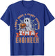 Halloween Engineer Ghost I'm an Engineer Costume T-Shirt - T-Shirt | Royal