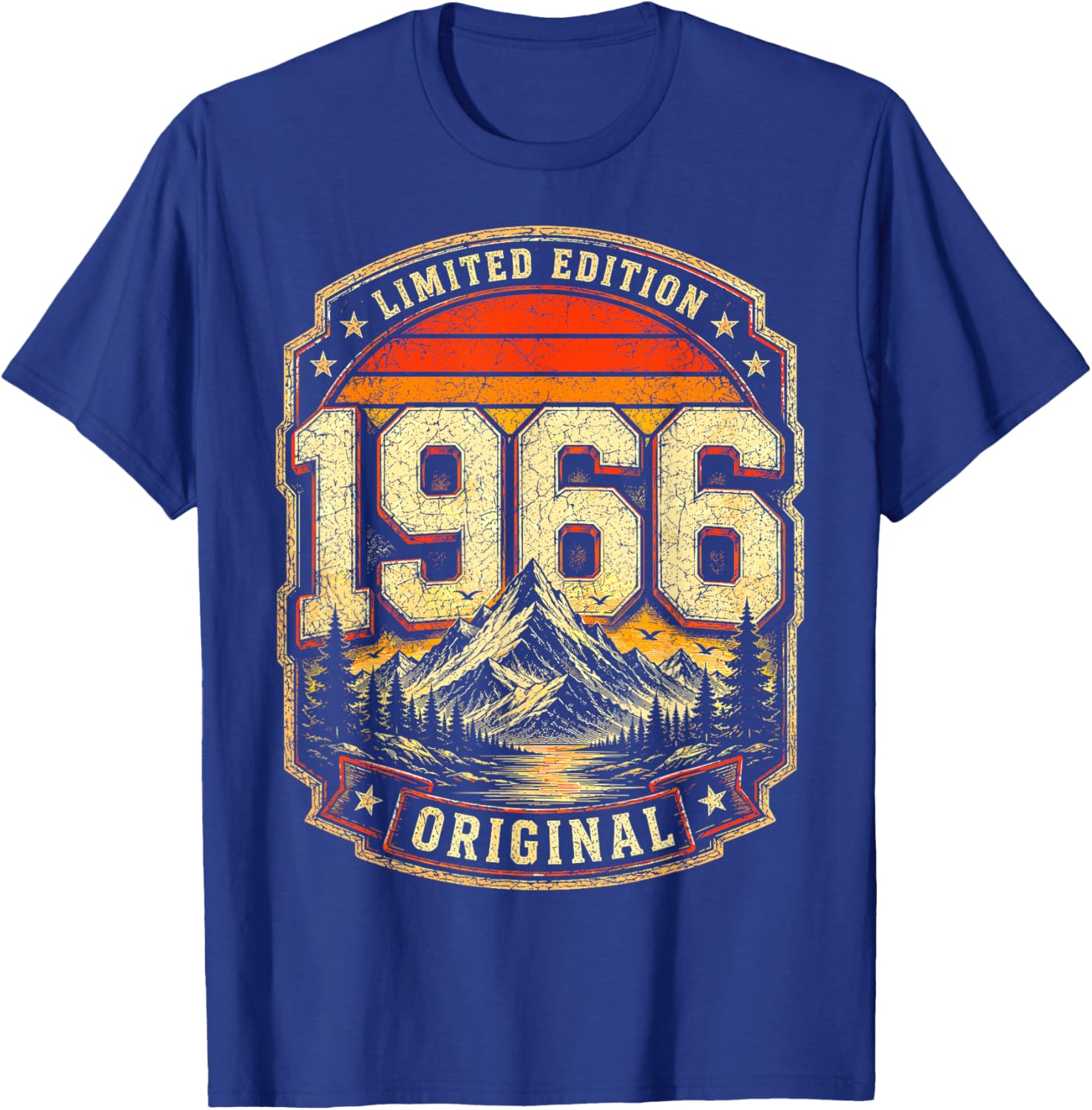 60. Geburtstag Mann Frau 60 Jahre 1966 Deko Geschenk Lustig T-Shirt - T-Shirt | Royal
