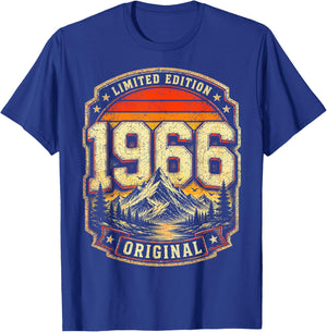 60. Geburtstag Mann Frau 60 Jahre 1966 Deko Geschenk Lustig T-Shirt - T-Shirt | Royal
