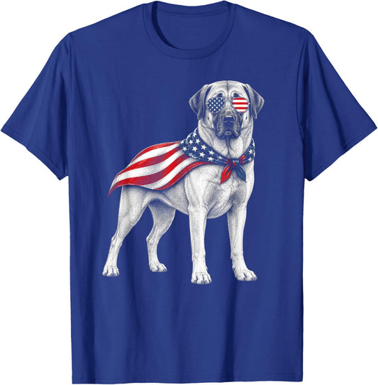 Anatolian Shepherd 4th of July US American Flag Patriotic T-Shirt - T-Shirt | Royal
