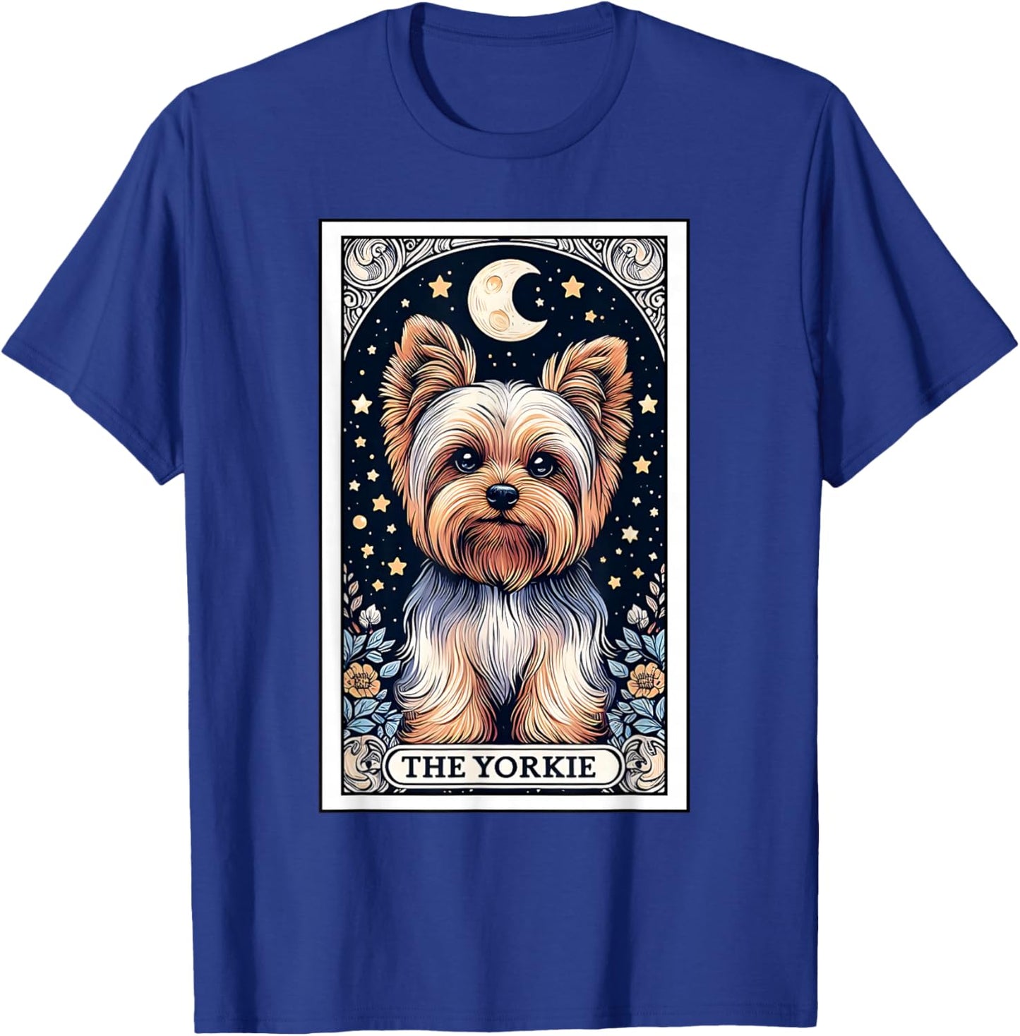 The Yorkie Tarot Card Yorkshire Terrier Dog Lover Men Women. T-Shirt - T-Shirt | Royal