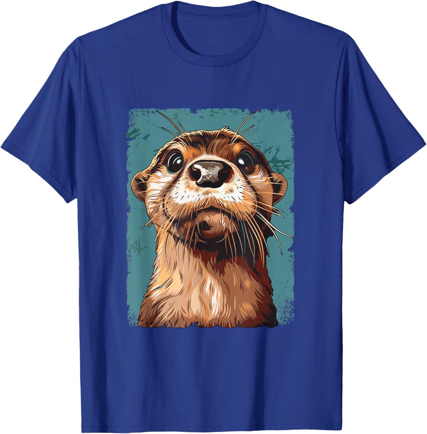River Otter Lover For Boys Girls Cute Otter Animal Funny T-Shirt - T-Shirt | Royal
