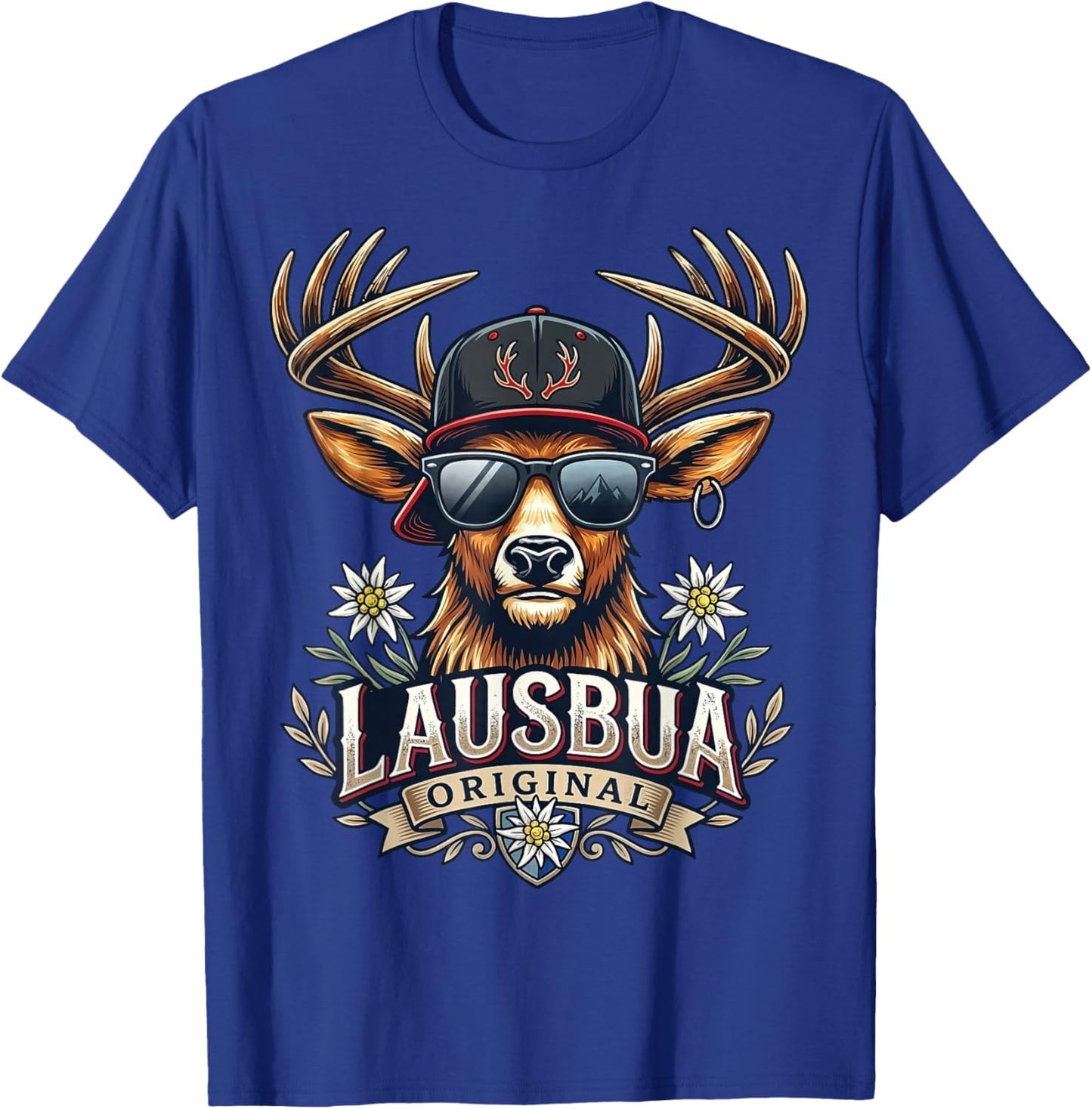 Lausbua Shirt Kinder Trachtenshirt Herren Lederhose Trachten T-Shirt - T-Shirt | Royal