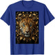 Leopard African Jungle Predator Fast Wild Animal Safari T-Shirt - T-Shirt | Royal
