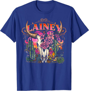 Retro Lainey Western Gifts Women Kids T-Shirt - T-Shirt | Royal