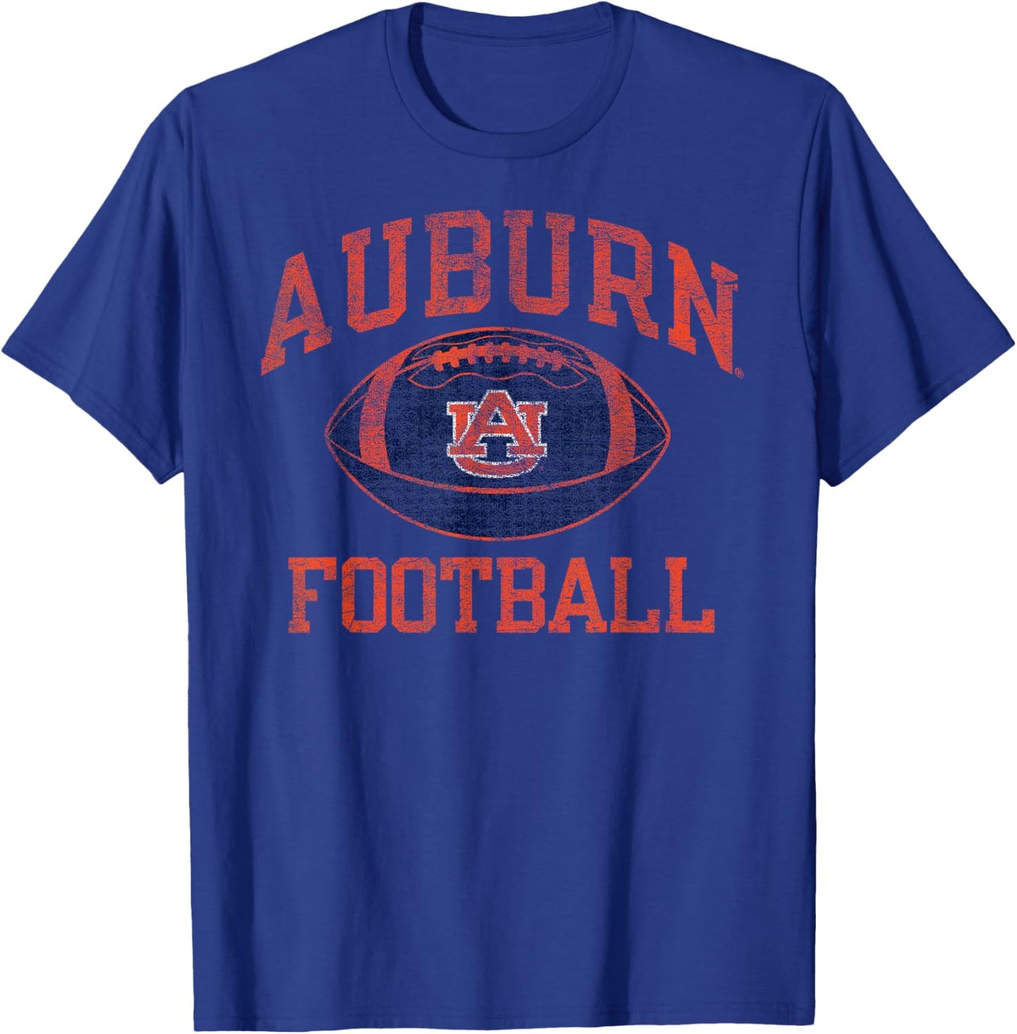 Auburn Tigers Football Intensity Navy Officially Licensed T-Shirt - T-Shirt | Royal