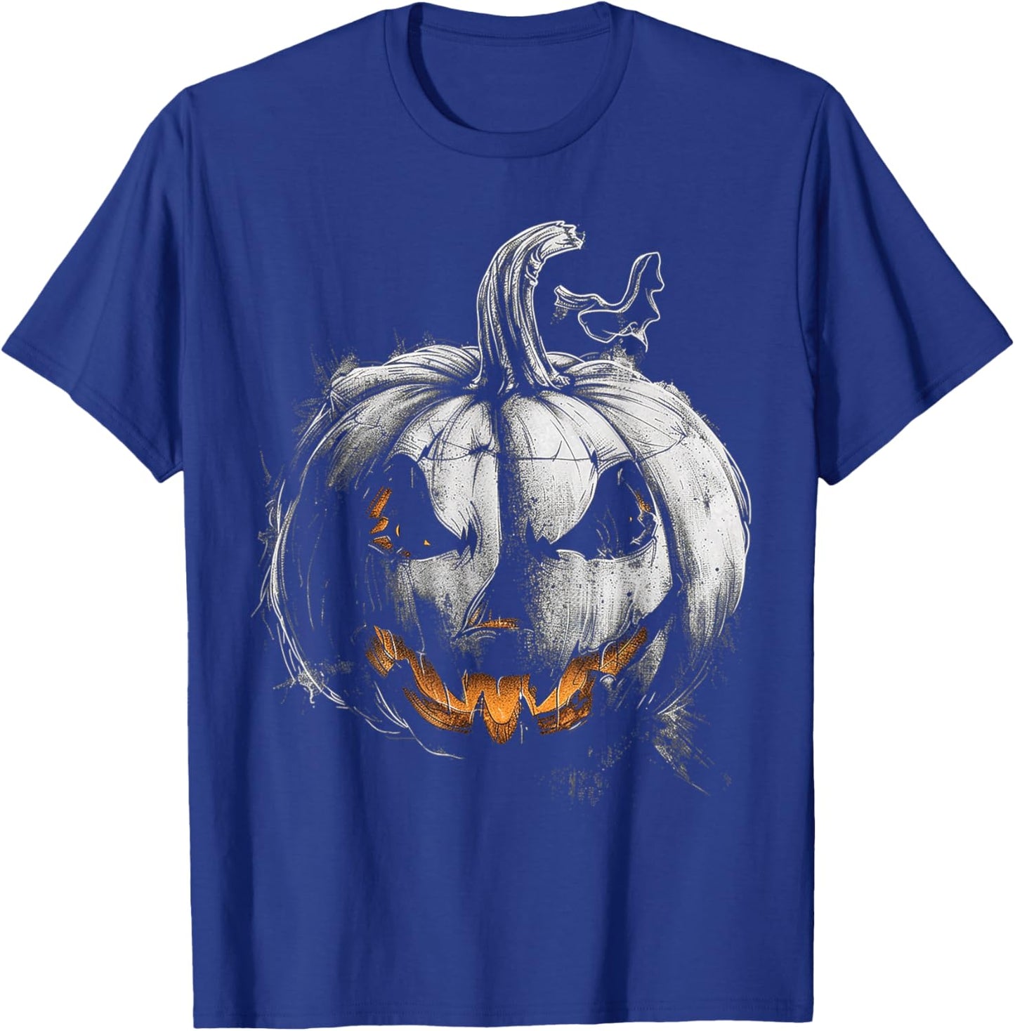 Pumpkin Costume Halloween Graphic Art Pumpkin T-Shirt - T-Shirt | Royal