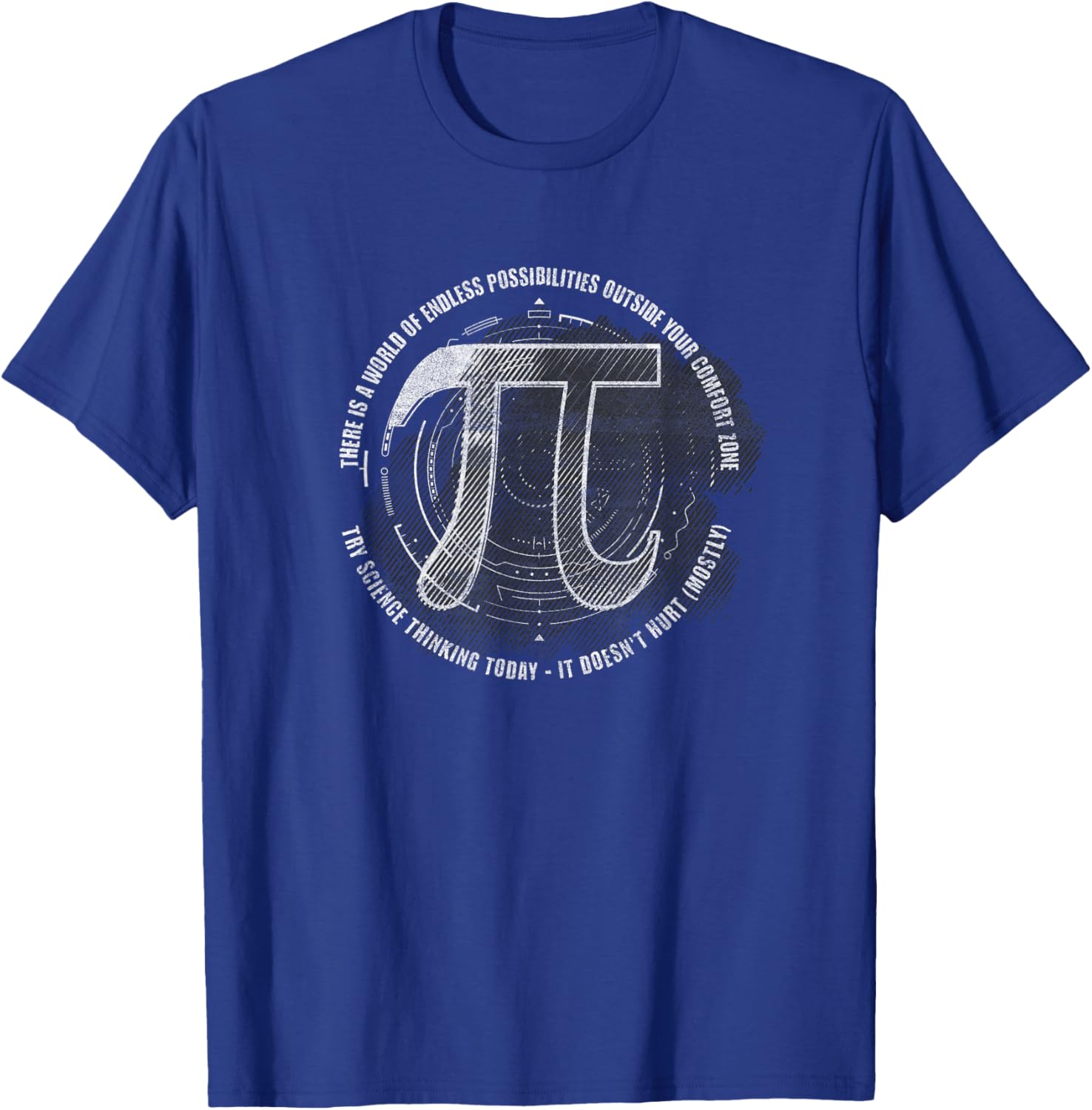 Endless Possibilities, Infinity Pi Math, try Science, funny T-Shirt - T-Shirt | Royal