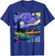 Let It Gogh Funny Lover Van Gogh Starry Night T-Shirt - T-Shirt | Royal