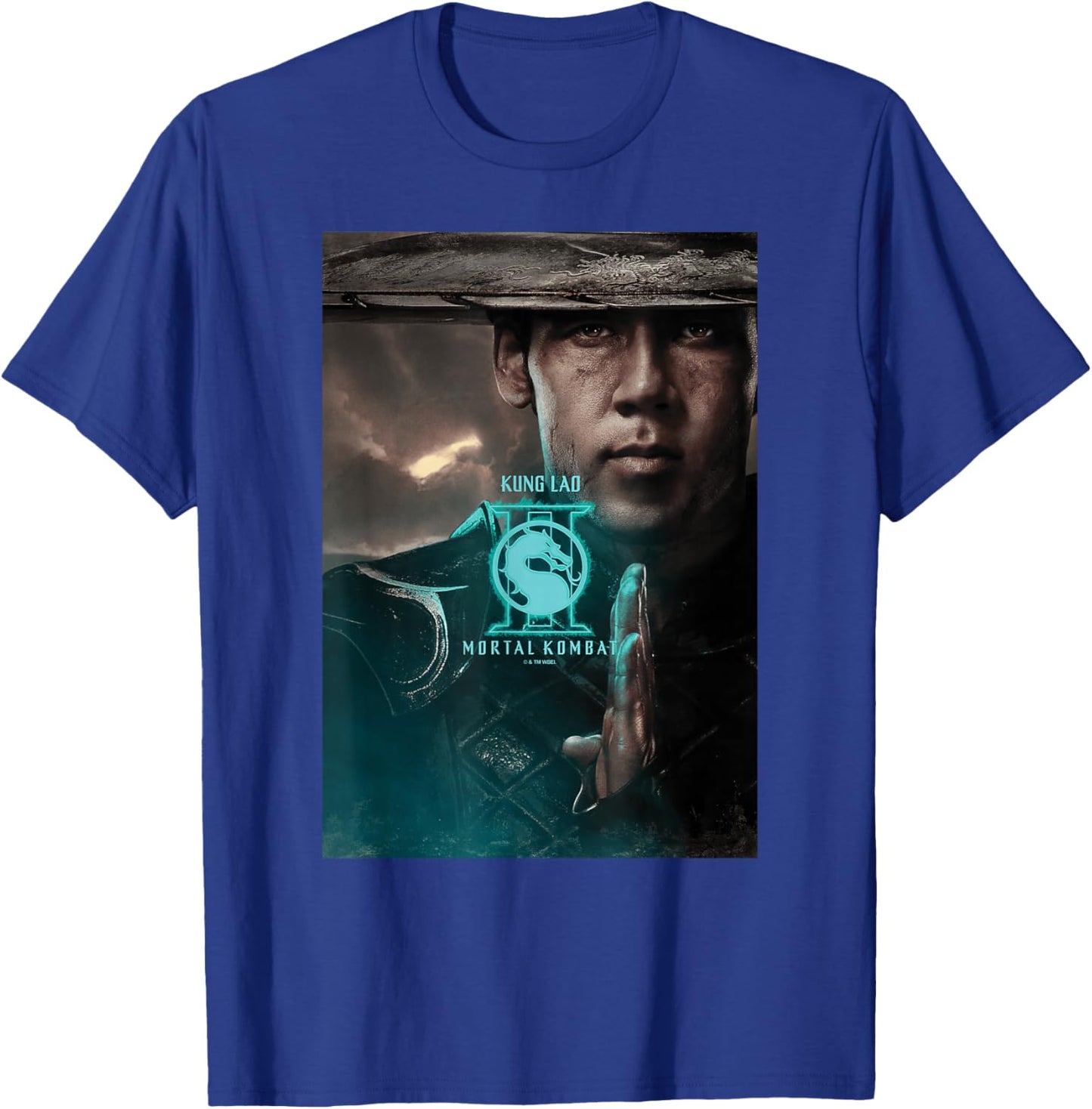 Mortal Kombat 2 Kung Lao Official Character Poster T-Shirt - T-Shirt | Royal