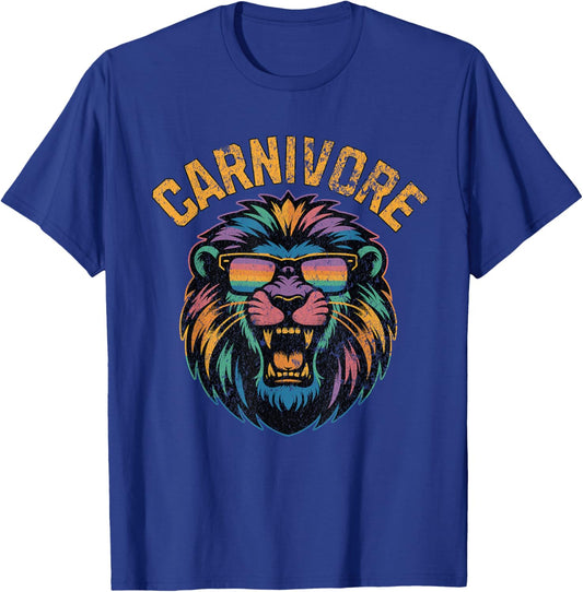 Carnivore: Zero Carb Lion Diet Lifestyle T-Shirt - T-Shirt | Royal