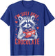 I'm Just Here for The Chocolate Funny Raccoon Valentine T-Shirt - T-Shirt | Royal