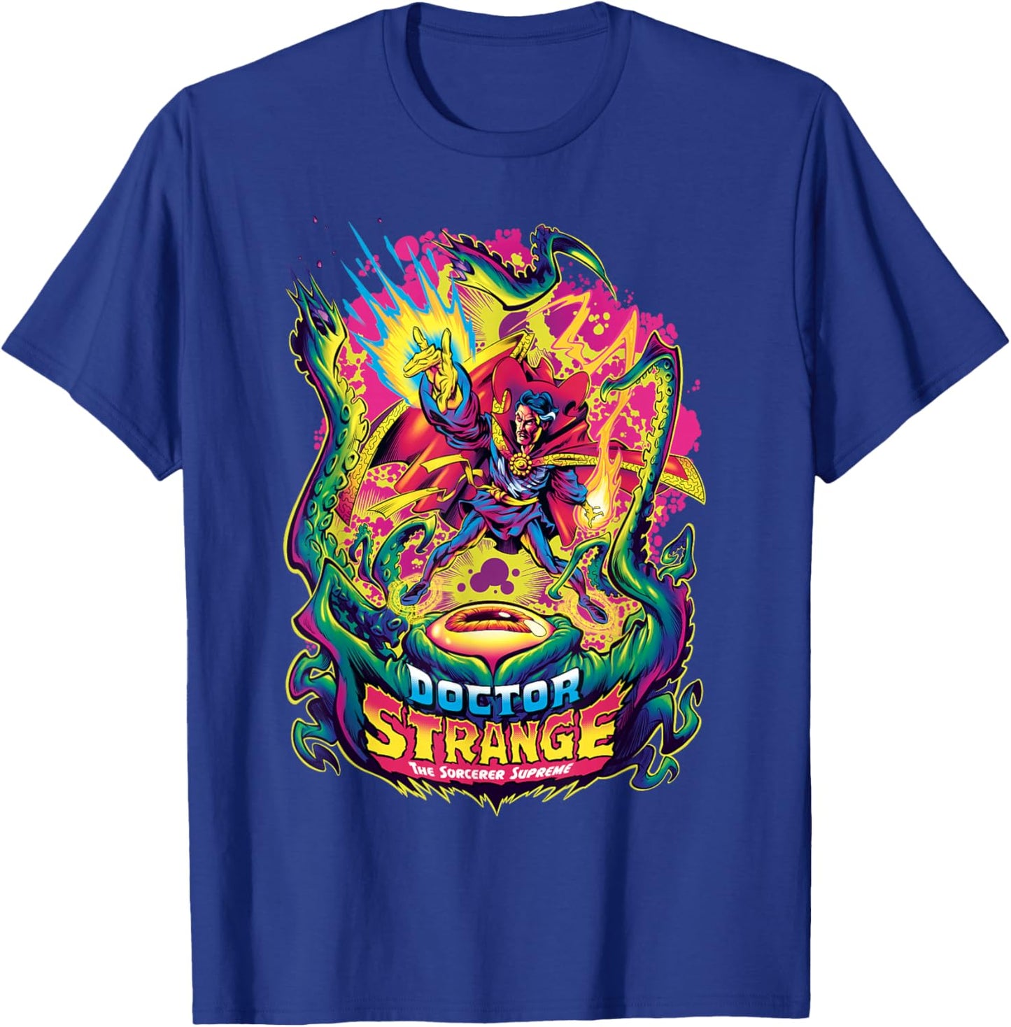 Marvel Doctor Strange The Sorcerer Supreme Magic Battle T-Shirt - T-Shirt | Royal