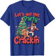 Let's Get This Party Crackin' Nutcracker Gingerbread Pajamas T-Shirt - T-Shirt | Royal
