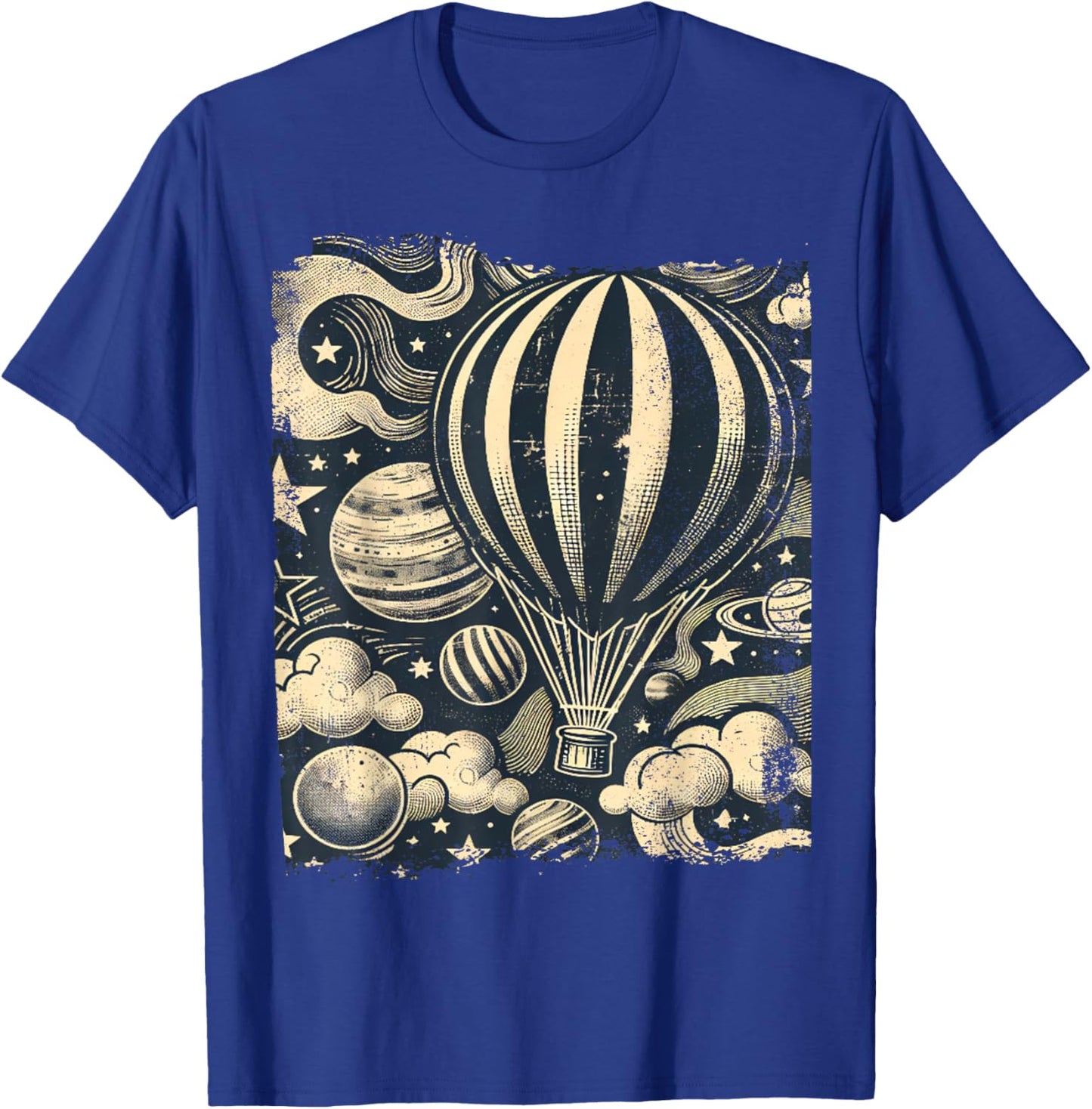 Vintage Hot Air Balloon T-Shirt - T-Shirt | Royal