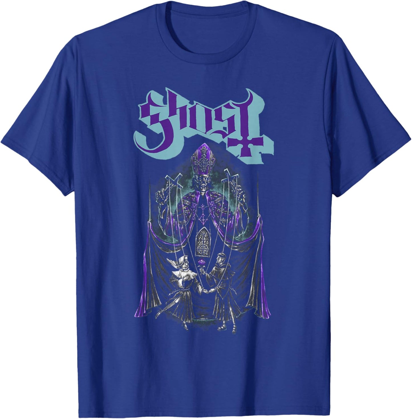 Ghost Official Skeletour 2026 Quebec Exclusive T-Shirt - T-Shirt | Royal