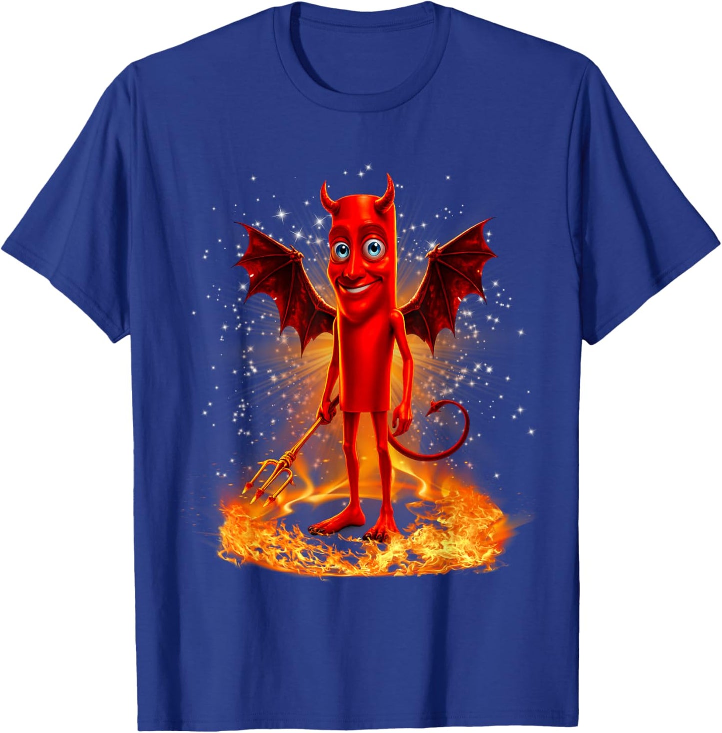 Funny Tung Tung Evil Sahur Brainrot Meme T-Shirt - T-Shirt | Royal