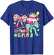 Happy Birthday Pink Coquette Bow Birthday Girl Women Kid T-Shirt - T-Shirt | Royal