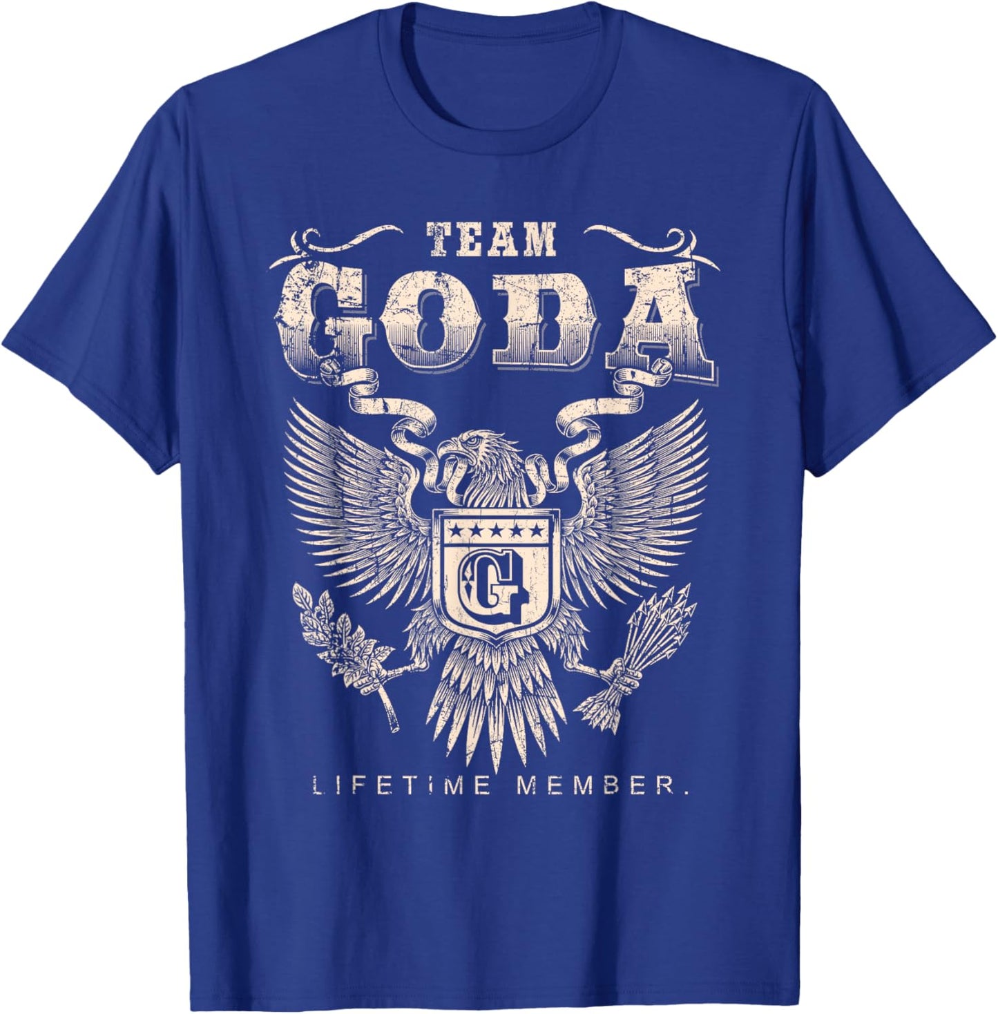 Team Goda Lifetime Member - Goda Name T-Shirt - T-Shirt | Royal