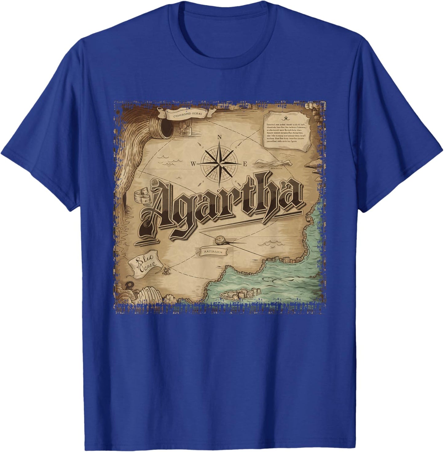 Agartha City UFO Conspiracy Theory Sci Fi Gaming T-Shirt - T-Shirt | Royal