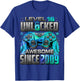 Level 16 Unlocked Awesome Since 2009 16th Birthday Gaming T-Shirt - T-Shirt | Royal