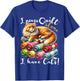 I Never Quilt Alone I Have Cats Sewing Quilter Quilting T-Shirt - T-Shirt | Royal