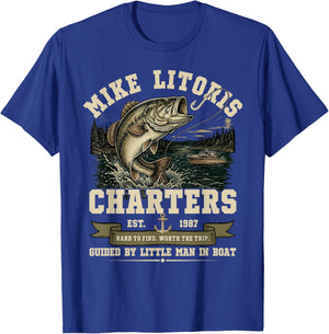 Mike Litoris Funny Adult Humor Innuendo Joke Gag Gifts T-Shirt - T-Shirt | Royal