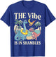 Retro Dino Humor The Vibe is in Shambles Meme T-Shirt - T-Shirt | Royal