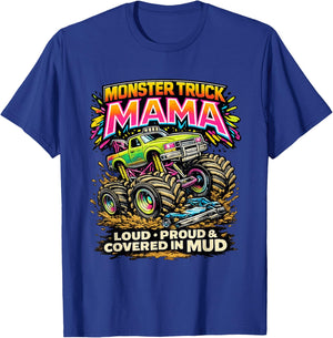 Monster Trucks Matching Family Outfits Motorsports Offroad T-Shirt - T-Shirt | Royal