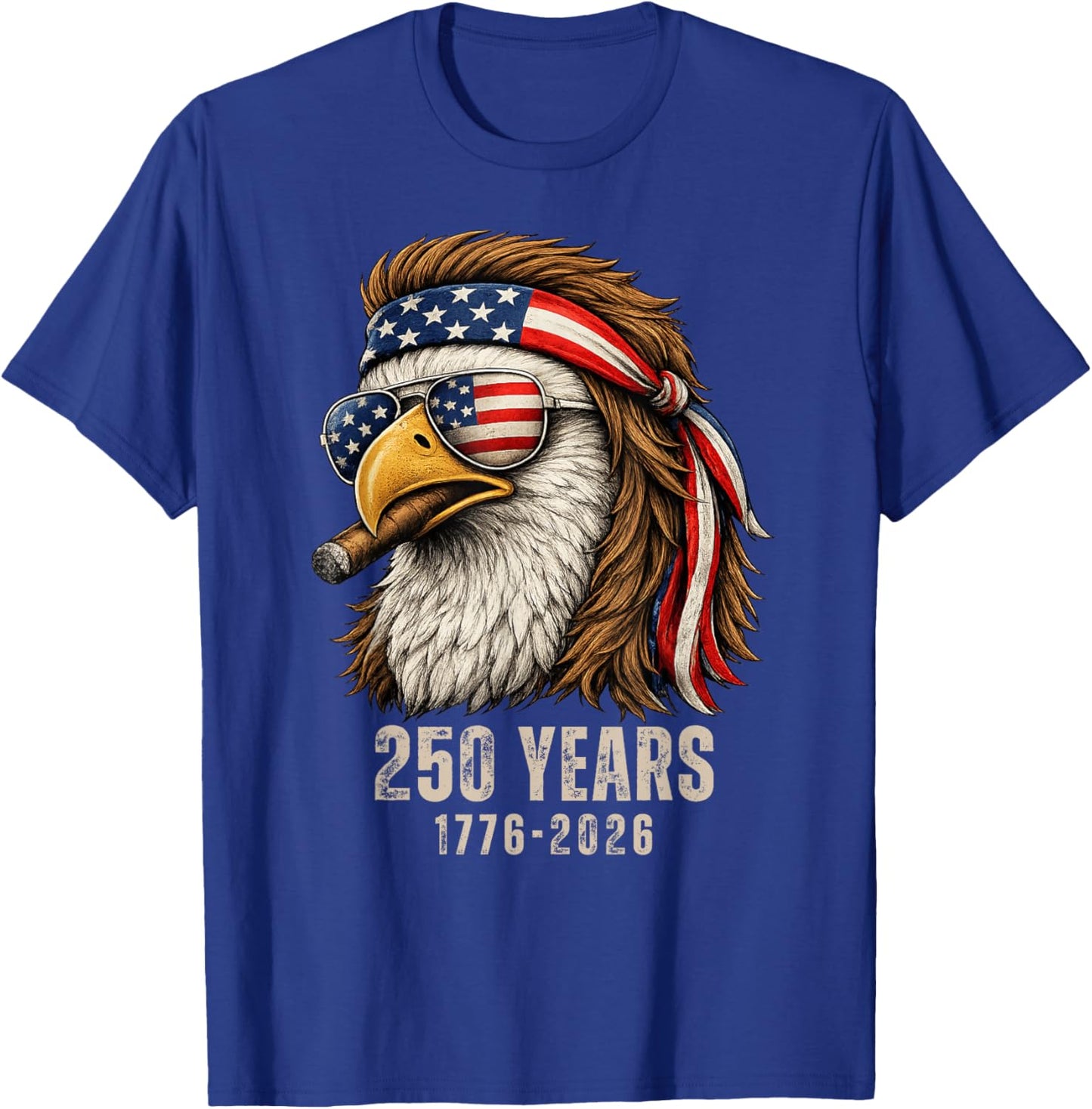 250 Anniversary USA 250th Anniversary American 250 Years T-Shirt - T-Shirt | Royal