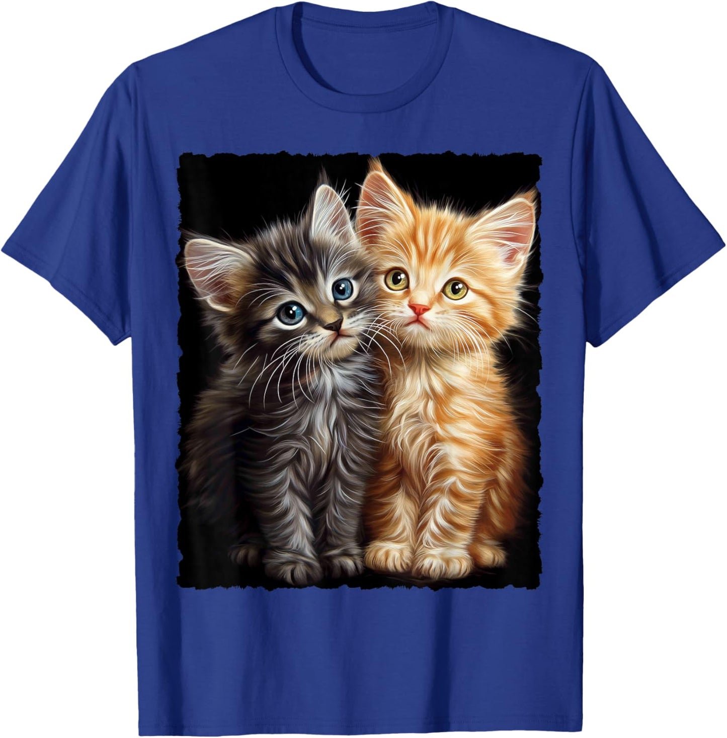 Cute Magical Cat Kitten Fantasy Art Design T-Shirt - T-Shirt | Royal