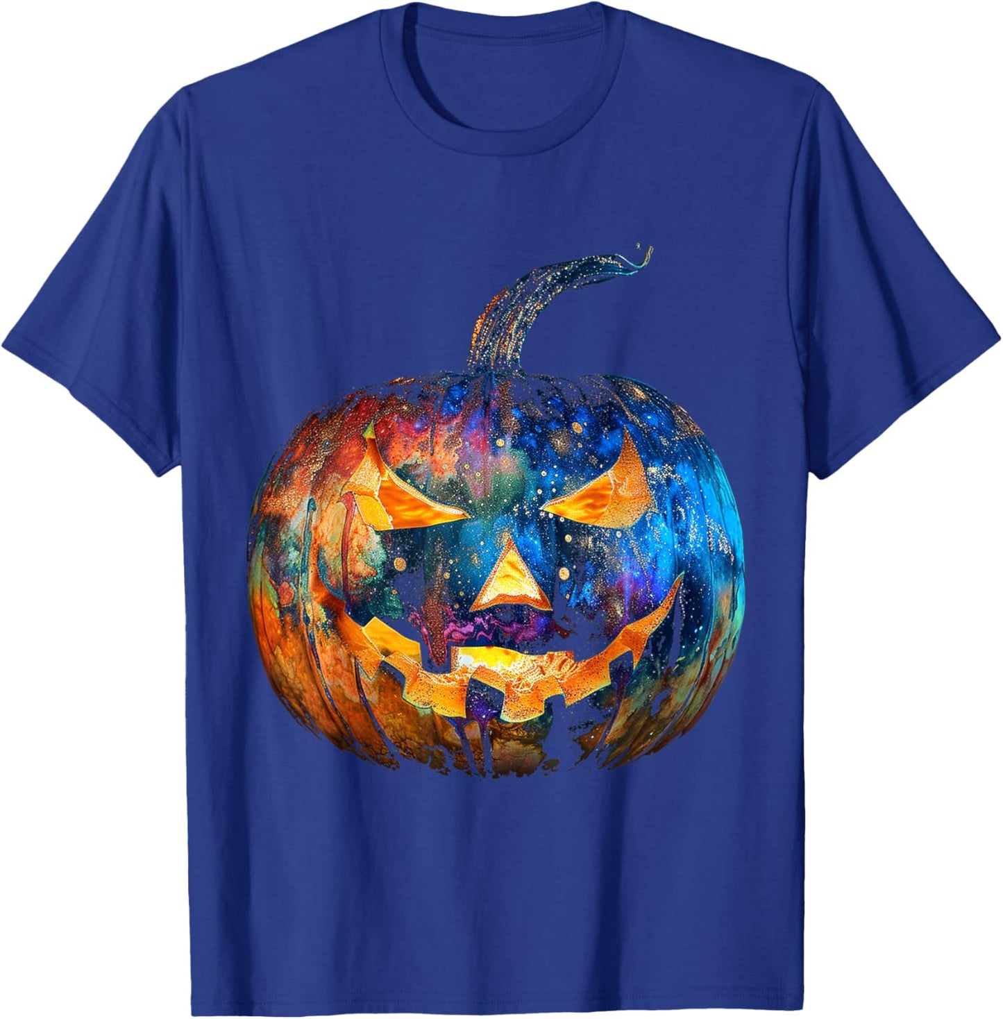 Pumpkin Costume Halloween Spooky Art Pumpkin T-Shirt - T-Shirt | Royal