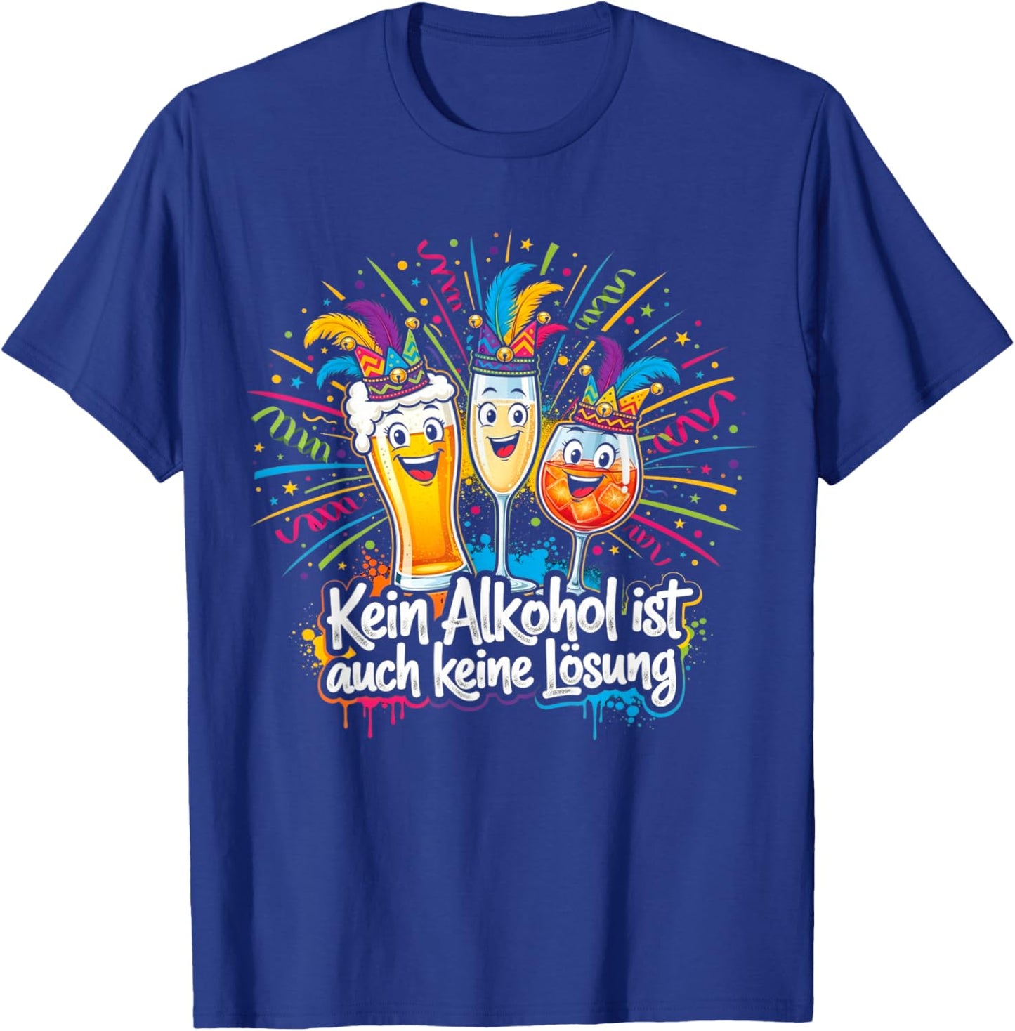 Carnival Costume Replacement Partner Funny Alcohol on Beer T-Shirt - T-Shirt | Royal